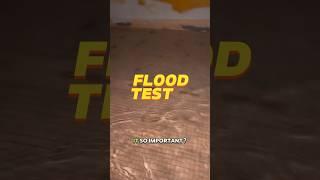 Flood Tests - a crucial step in your waterproofing #schlutersystems #waterproof #waterproofing