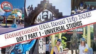 Honeymoon USA Road Trip - Day 7 Part 1 - Universal Studios | Troma