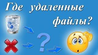 Где хранятся удаленные файлы из корзины?