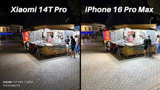 Xiaomi 14T Pro Vs iPhone 16 Pro Max Camera Comparison - I'M SHOCKED!