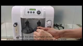 How to use oxygen concentrator at home? 10L dual flow oxygen