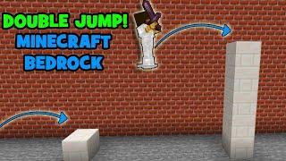 How to Double Jump In Minecraft Bedrock | Bedrock Command Block Tutorial