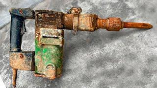 Restoration Hammer Drill Old HITACHI  // Restore Drill Electric Large Capacity Max