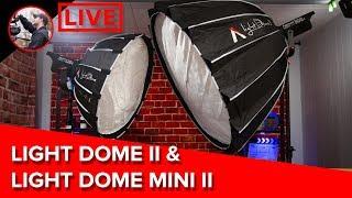  Aputure Light Dome II & Light Dome Mini II - LIVE Hands on and First Impressions