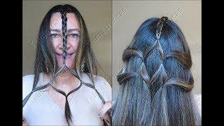Trança rede para fazer sozinha, penteado fácil - Telma tranças