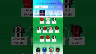 FPL team - gameweek 24 #fantasyfootballteam