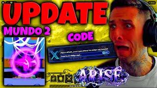 UPDATE ARISE CROSSOVER CODES ROBLOX (WORLD 2)