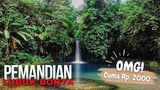 PEMANDIAN ALAM LUBUK BONTA, KAYU TANAM SUMATERA BARAT 2023 | WISATA SUMBAR #airterjun #funny #nature