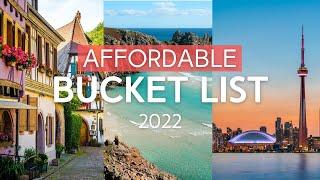 10 Surprisingly AFFORDABLE International BUCKET LIST Vacations!