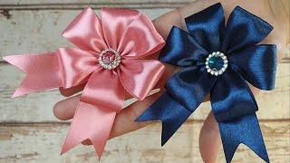 Satin Ribbon Flower | How to make Satin Ribbon Rose DIY HOME