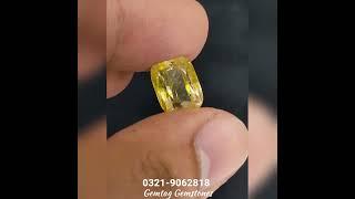 Yellow Topaz pukhraj zard 100% natural gemstone for sale in pakistan