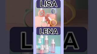 LISA OR LENA CHALLENGE|#fashion#lisaorlenakoreanoutfit#shortvideos#shein#nails#cute#viral#ideas#nice