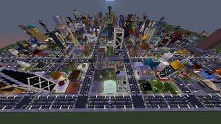 I Gave 300 Minecraft Players One Plot Each to Build A City