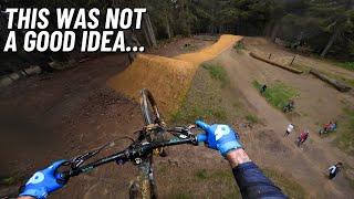 I Ride Morzine Bike Parks Most Difficult Trail In Torrential Rain…