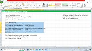 Oracle Fusion Cloud Financials Training | All about course | 1st Session
