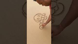 Draw a dog using OOOOOO #shorts #art