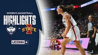 HIGHLIGHTS | No. 4 UConn Women Set Three-Point Record, Outpace Iowa State (Hall of Fame Showcase)