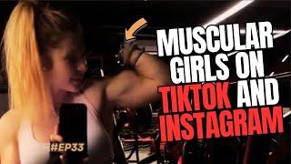 GREAT muscular girls from TIKTOK and INSTAGRAM!