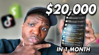 How I Made $20,000 PROFIT In 1 MONTH with DROPSHIPPING