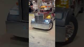 Custom built RC Tamiya Grand Hauler made into a Kenworth flatbed car hauler