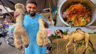 Camel legs Cutting Skill  | A Very Rich & Delicious Soup Made From Giant Camel Legs! Ounth ke Paya 