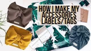 how to make clothes tags labels at home diy tutorial