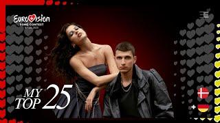 Eurovision 2025: My Top 25 | (Comments & Ratings) | (New:)