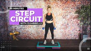 60 Minute Step Circuit Workout!! Step and Strength