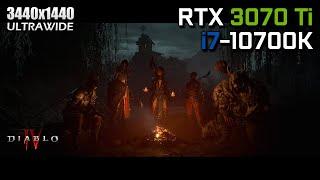 Diablo IV Beta - RTX 3070 Ti & i7-10700K | Max Settings 3440x1440