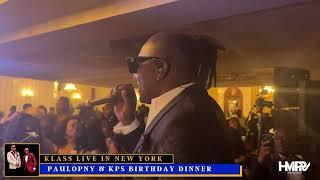 Klass live - Si Bel (live) in New York @KPS&PAULO PNY BIRTHDAY DINNER on September 24th, 2022