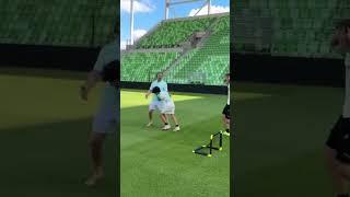 Matthew mcconaughey hits top bins #cristianoronaldo #allaboutfootball #followformore