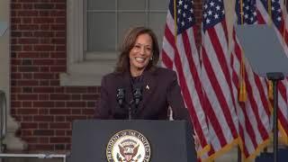 Full Kamala Harris speech gives concession to Donald Trump win amid 2024 election results