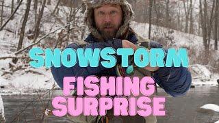 Caught by a State Trooper in a Snowstorm! Winter Fly Fishing Adventure on the Savage River