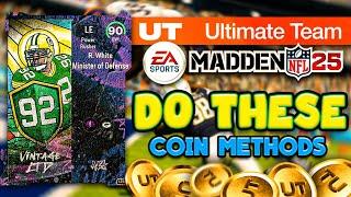 #1 COIN MAKING METHODS! MAKE 100K+ COINS AN HOUR ! | Madden 25 Ultimate Team Coin Methods