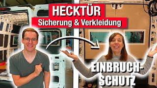 EINBRUCH-SCHUTZ & VERKLEIDUNG der HECKTÜREN im Kastenwagen | Upgrade für mehr Komfort & Sicherheit