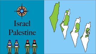 Map of the Israel Palestine conflict through time  