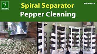 Spiral Separator - Pepper Cleaning | suitable for Soybean, Peas, Berry