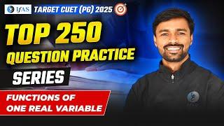 Functions of One Real Variable CUET PG Questions 2025 | MSQ & NAT Series | Lec-2