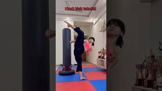 Hook kick tutorial / learn martial arts from scratch  #basics #karate #hook #kick #tutorial