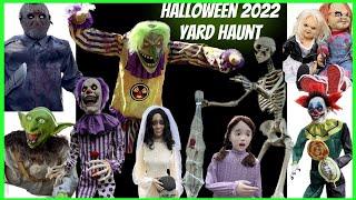 Halloween Walkthrough 4K : Yard Haunt 2022! Day / Night : Mike W #youtubesmonster