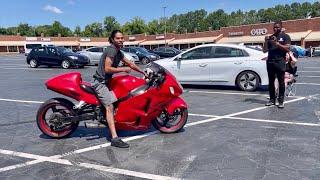 ‼️Subscriber let me Test Ride his Motorcycle HAYABUSA 1300