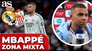 MBAPPÉ | DECLARACIONES MVP del REAL MADRID 4  - SEVILLA 2 tras su GOLAZO