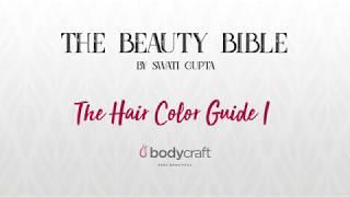 #TheBeautyBible Hair Color Guide Part - I ft. Swati Gupta, Creative Director, Bodycraft