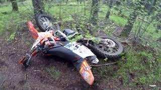 Funny Dirt Bike FAILS, CRASHES & CLOSE CALLS! Enduro Bandit 2017