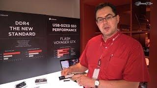 computex 2014: Corsair Dominator Platinum, Value Select DDR4 & Voyager Flash Drive English