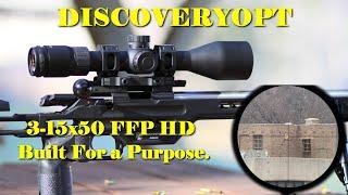 DiscoveryOptic 3-15x50 FFP ED Glassed Super Low Budget MPVO - But Is It Good?