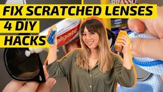 How to Remove Scratches from Glasses and Sunglasses Lenses | DIY At-home Hacks