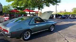 AMC 1970 AMX Sonic Silver 630 horse huge cam and 12.5 to 1 compression!