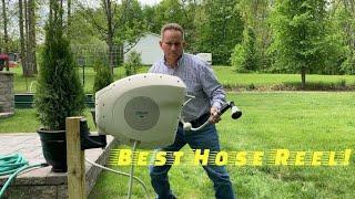 Best Hose Reel! Auto-Retracting! #hoselink #hosereel #gardenhose #gardenanswer