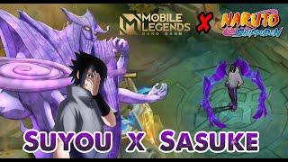 Mlbb x Naruto | Script Skin Suyou x Sasuke Uchiha | Skin Suyou x Uchiha Sasuke